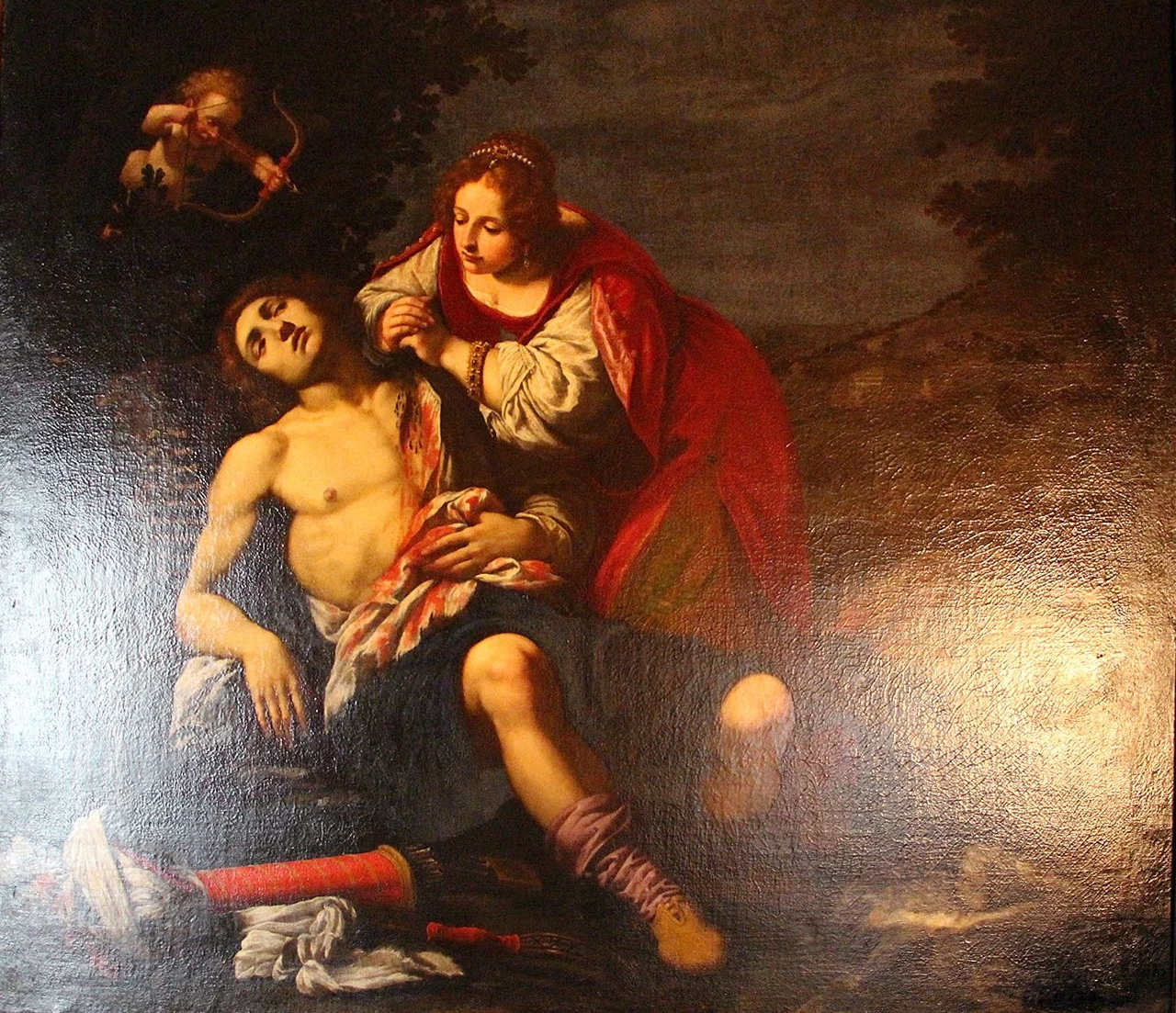 Angelica trova Medoro ferito - Villa medicea della Petraia